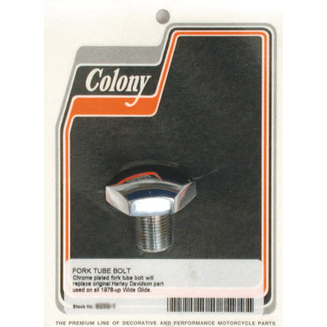 Colony forkbenstopbolt 41 mm, kuppelformet, krom