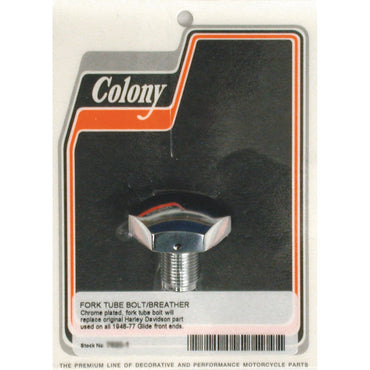 Colony kuppelformet topbolt til 41 mm gaffelrør, krom