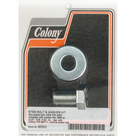 Colony, fork stem bolt & washer set. Zinc Item No: 989742