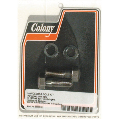 Colony klemmbolte til springer-styr, sorte