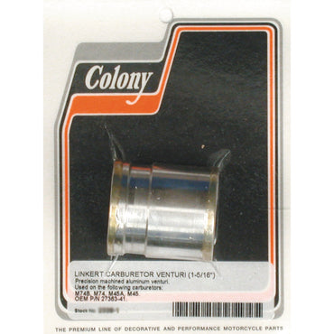 Colony venturi 1-5/16" til 1-1/2" Linkert-karburator