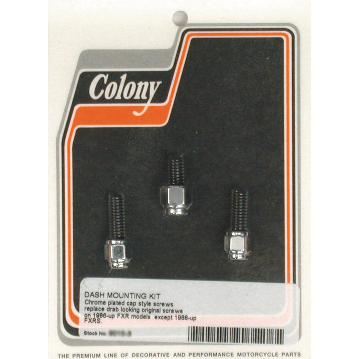 Colony monteringssæt til instrumentdæksel, krom
