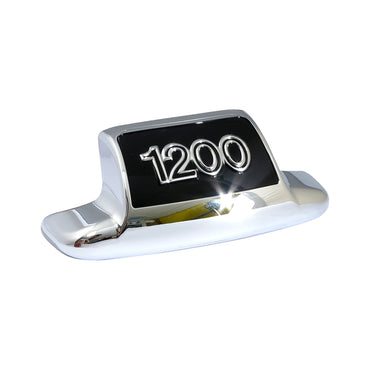 MCS bagskærmsspids “1200” – krom/sort