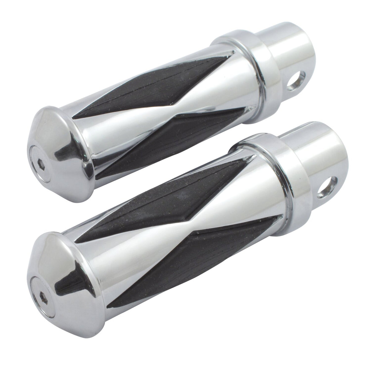 MCS Diamond-fodhvilere, stor diameter, krom