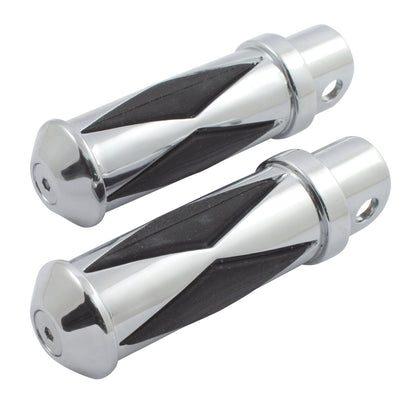 MCS Diamond-fodhvilere, stor diameter, krom
