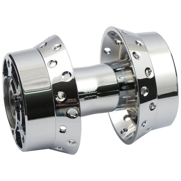 MCS forhjulsnav, krom – 25 mm aksel