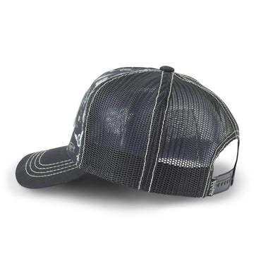 Von Dutch kasket med grafisk design – sort/hvid