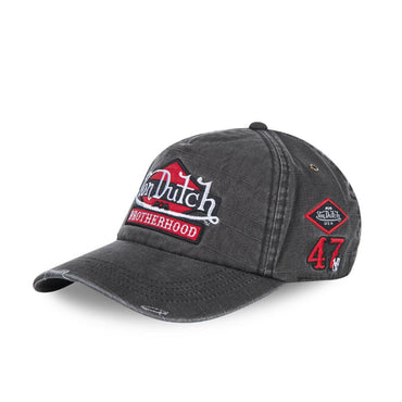 Von Dutch Heritage-kasket i grå denim