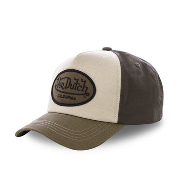 Von Dutch Permanent kasket, 3-farvet marron 1