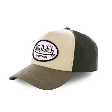 Von Dutch Permament cap, 3-farvet, marron 2