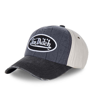 Von Dutch denimkasket – hvid og antracit