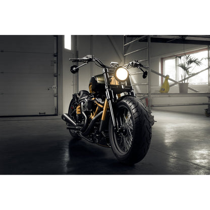 Killer Custom bredt triple tree-sæt 49 mm Softail, sort