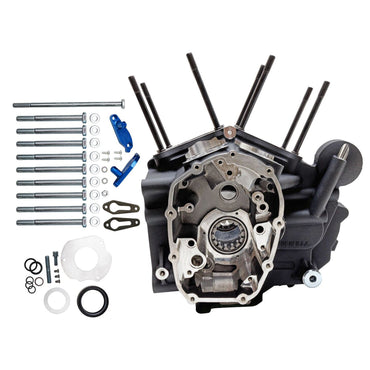 S&S M8 Touring MK-Series krumtaphus, sort