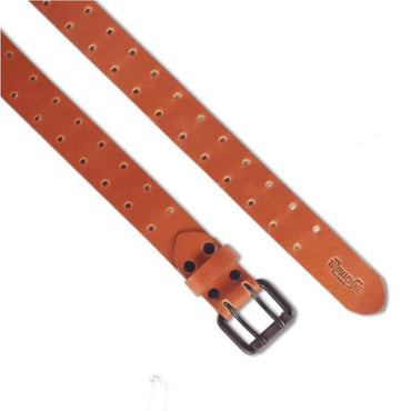 Trip Machine bælte med dobbeltstift – Vintage Tan