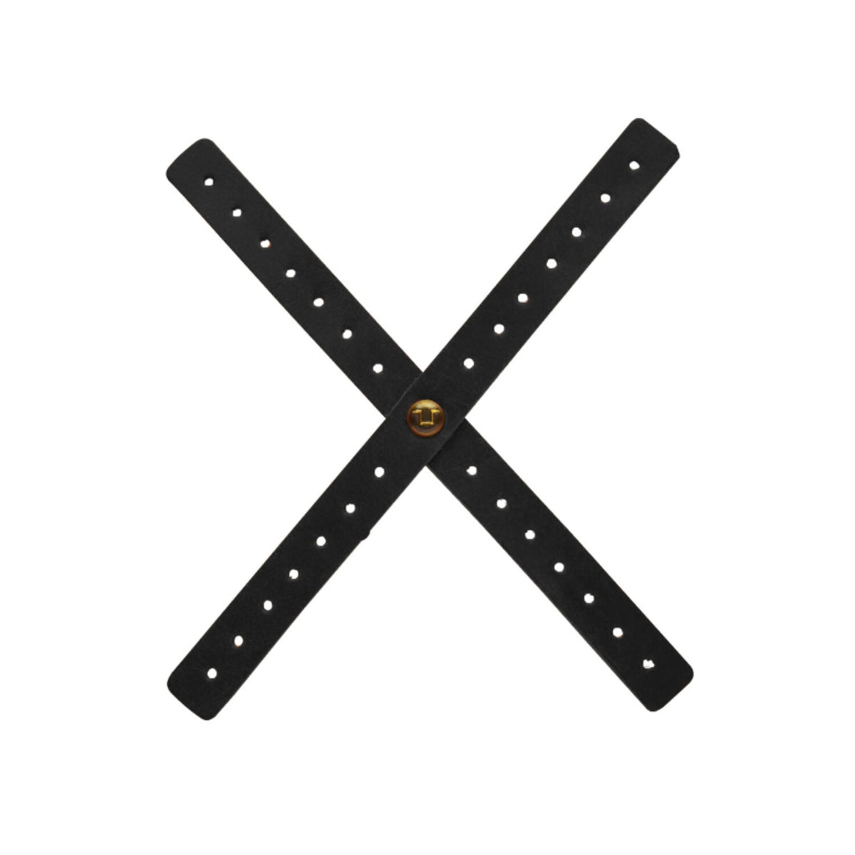 Trip Machine Headlight X-tape – sort perforeret læder