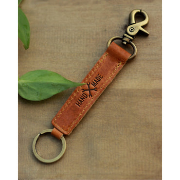 Trip Machine Classic nøglering – Vintage Tan