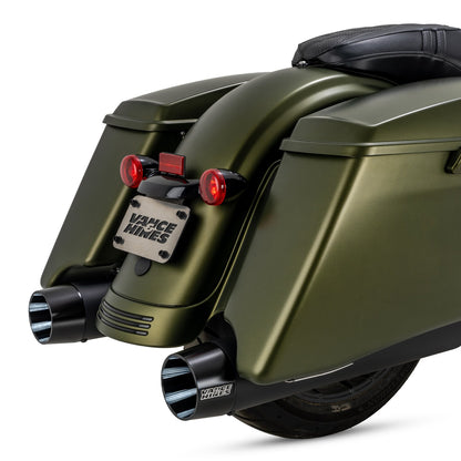 Vance & Hines Blackbird 450 slip-on lyddæmpere, sort