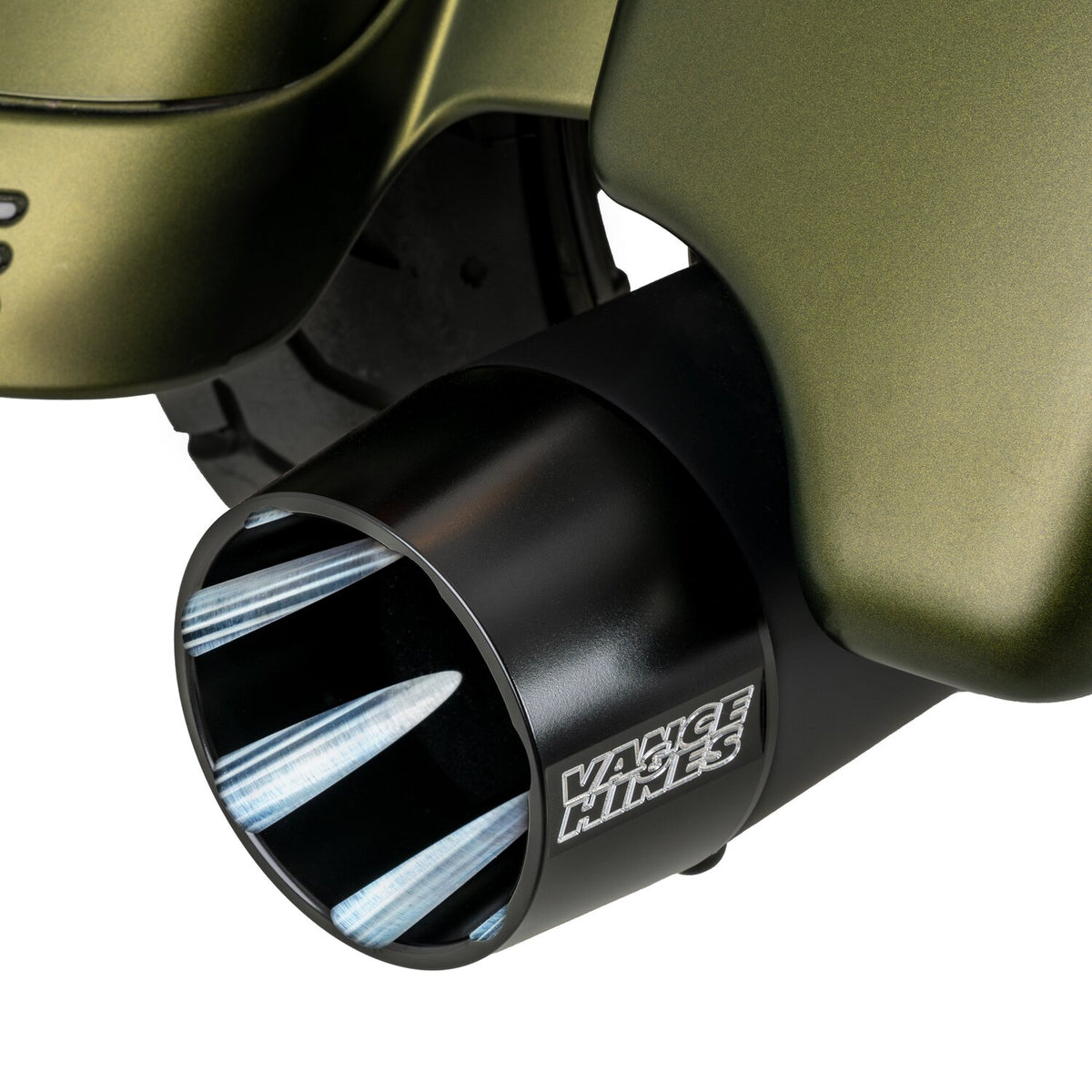 Vance & Hines Blackbird 450 slip-on lyddæmpere, sort