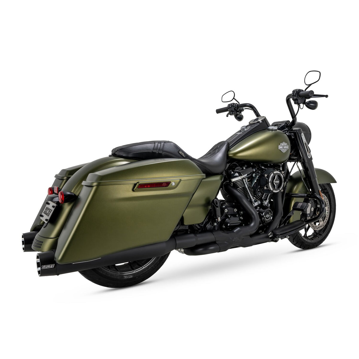 Vance & Hines Blackbird 450 slip-on lyddæmpere, sort