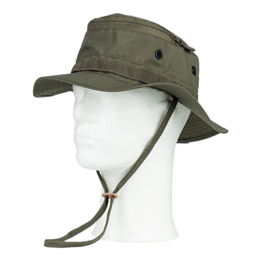 Army Surplus bushhat med myggenet, grøn
