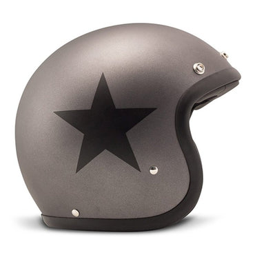 DMD Retro åbent styrthjelm Star Grey
