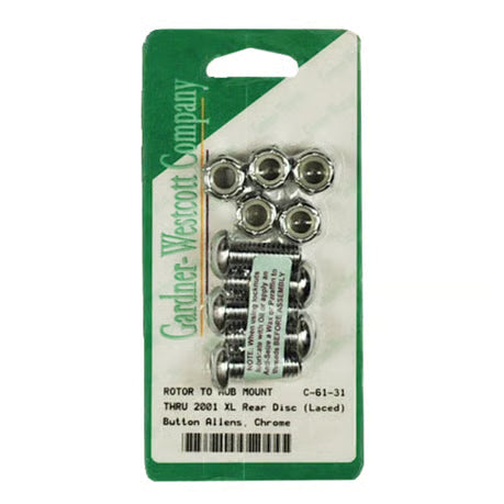 Brake rotor bolt kit, buttonhead Item No: 997403