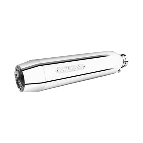 Miller, Omaha Euro 5 Slip-On mufflers. Highly polished Item No: 997945