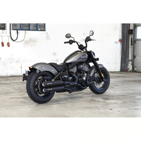 Miller, Omaha Euro 5 Slip-On mufflers. Matte Black Item No: 997948