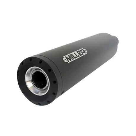 Miller, Omaha Euro 5 Slip-On mufflers. Matte Black Item No: 997948