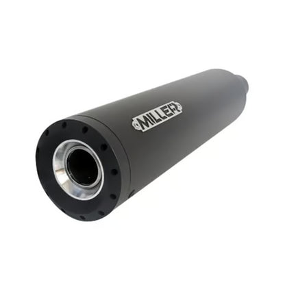 Miller, Omaha Euro 5 Slip-On mufflers. Matte Black Item No: 997948