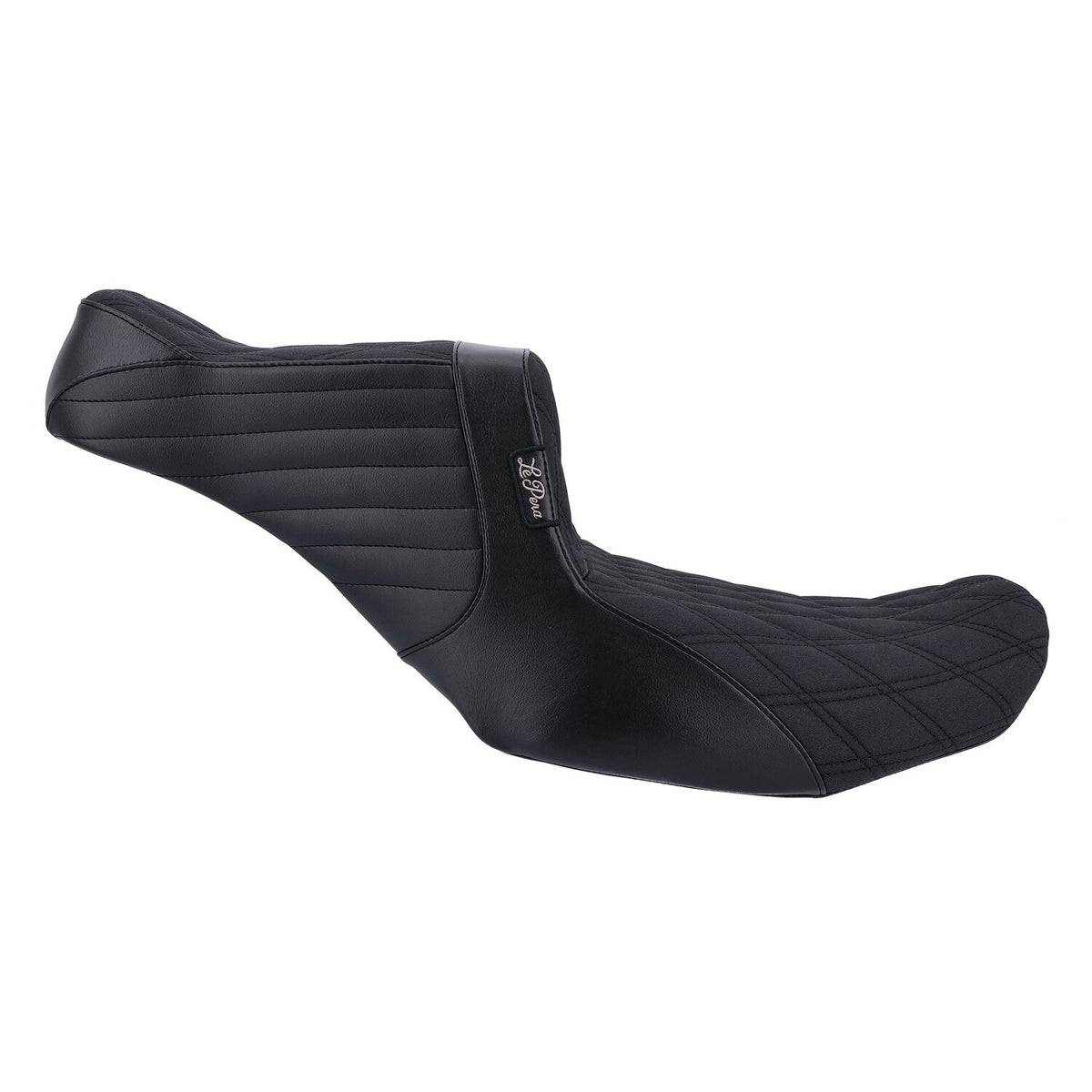 Le Pera Tailwhip Double Diamond 2-Up sæde, sort Gripp