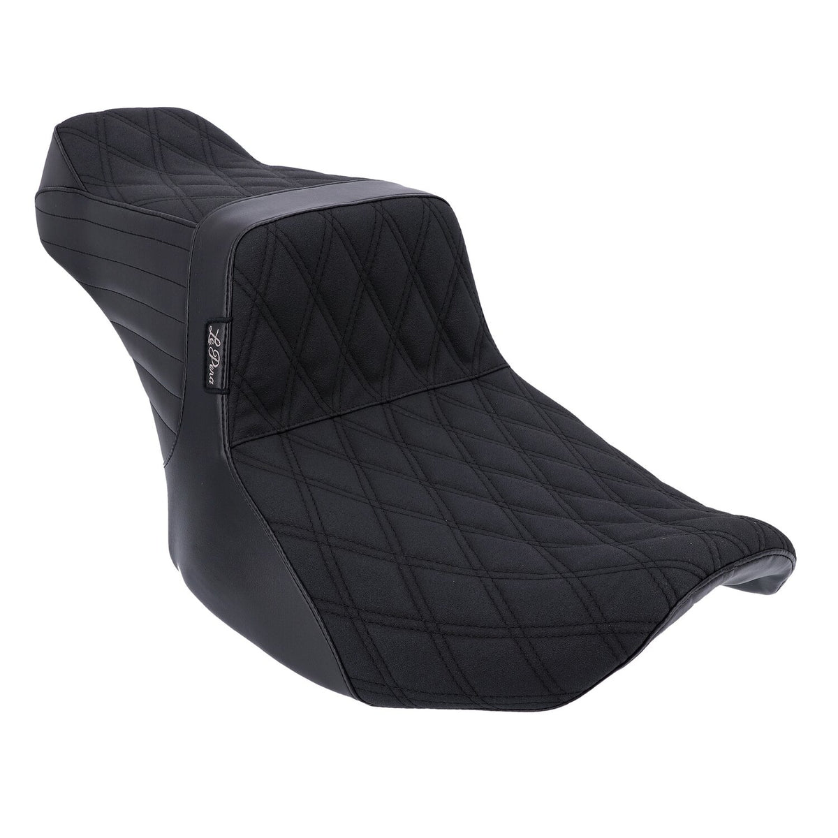 Le Pera Tailwhip Double Diamond 2-Up sæde, sort Gripp