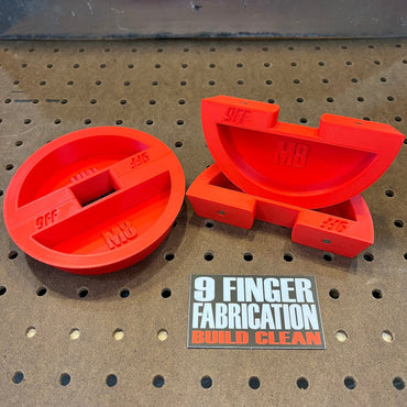 9Finger Fabrication M8 magnetisk sæt til krumtaphusboringer