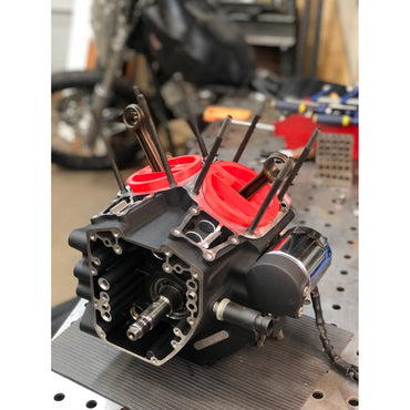 9 Finger Fabrication Twin Cam prop-sæt til krumtaphus