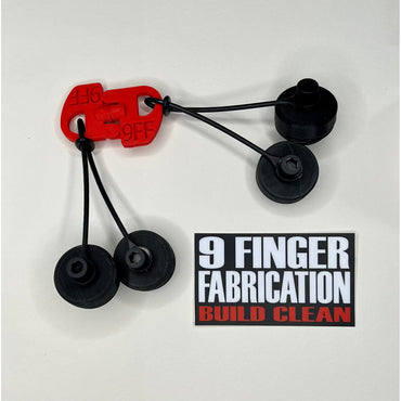 9 Finger Fabrication propper til tappetblok, sæt