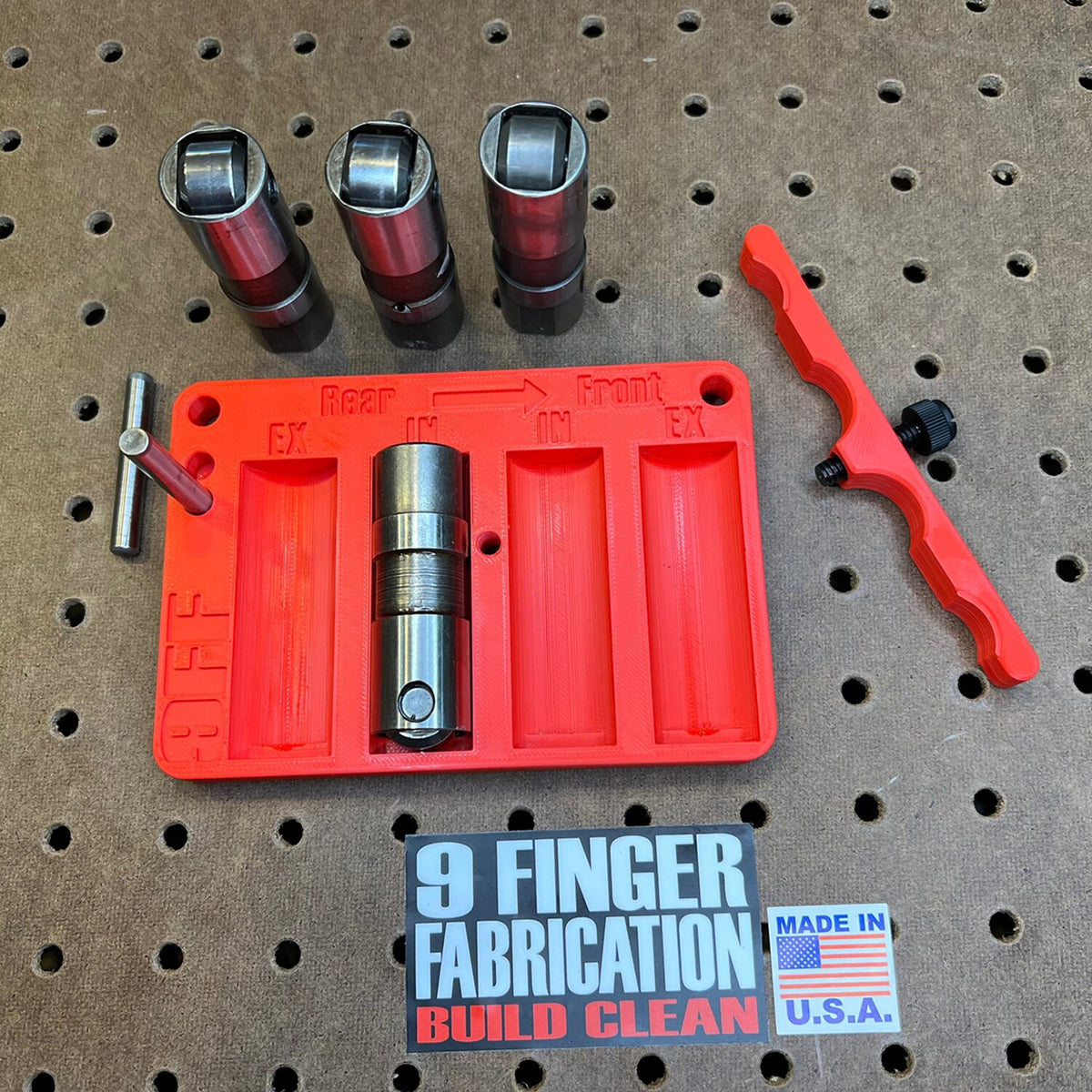9Finger Fabrication holder til hydrauliske løftere