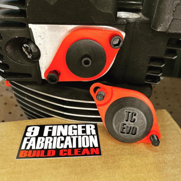 9Finger Fabrication dækselsæt til indsugningsporte, Evo/Twin Cam