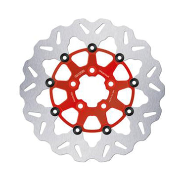 Galfer Wave bremseskive, bag højre, 300 mm – rød