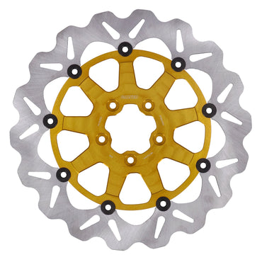 Galfer Wave bremseskive, flydende, guldfarvet – 330 mm