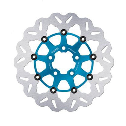Galfer Wave-bremseskive, flydende, blå, 292 mm