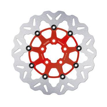 Galfer Wave bremseskive, flydende, rød, 292 x 5 mm