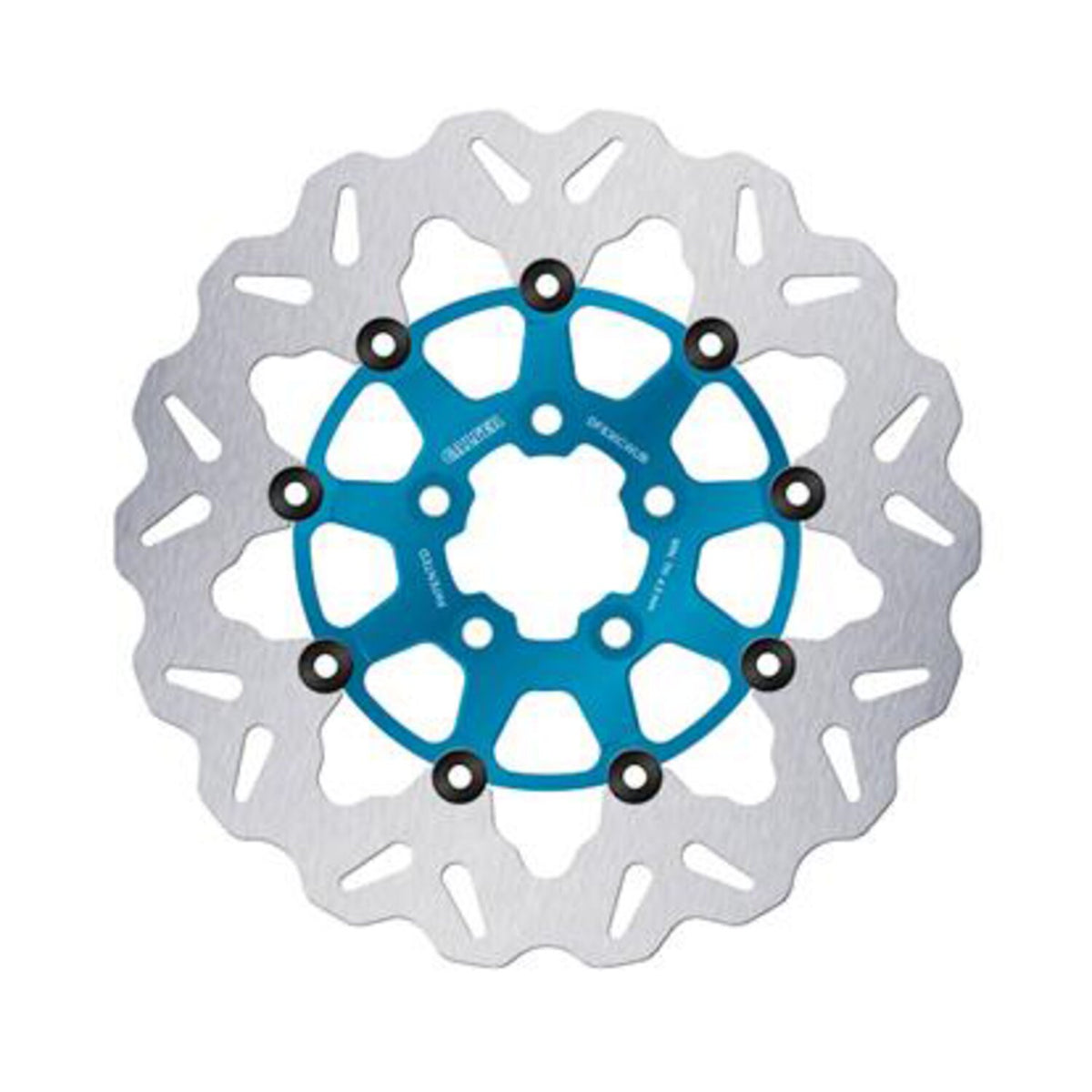 Galfer Disc Wave bremseskive, flydende, blå, 300 mm