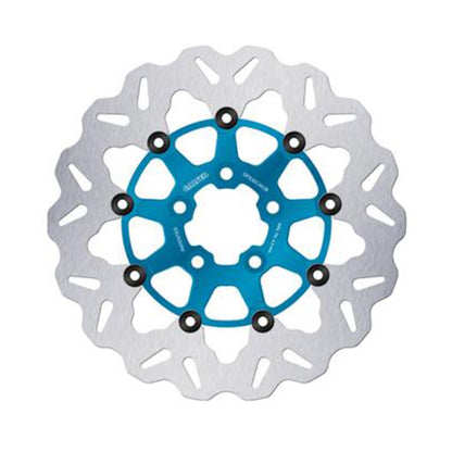 Galfer Disc Wave bremseskive, flydende, blå, 300 mm