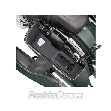 PrecisionPower SBW subwoofer til højre saddeltaske