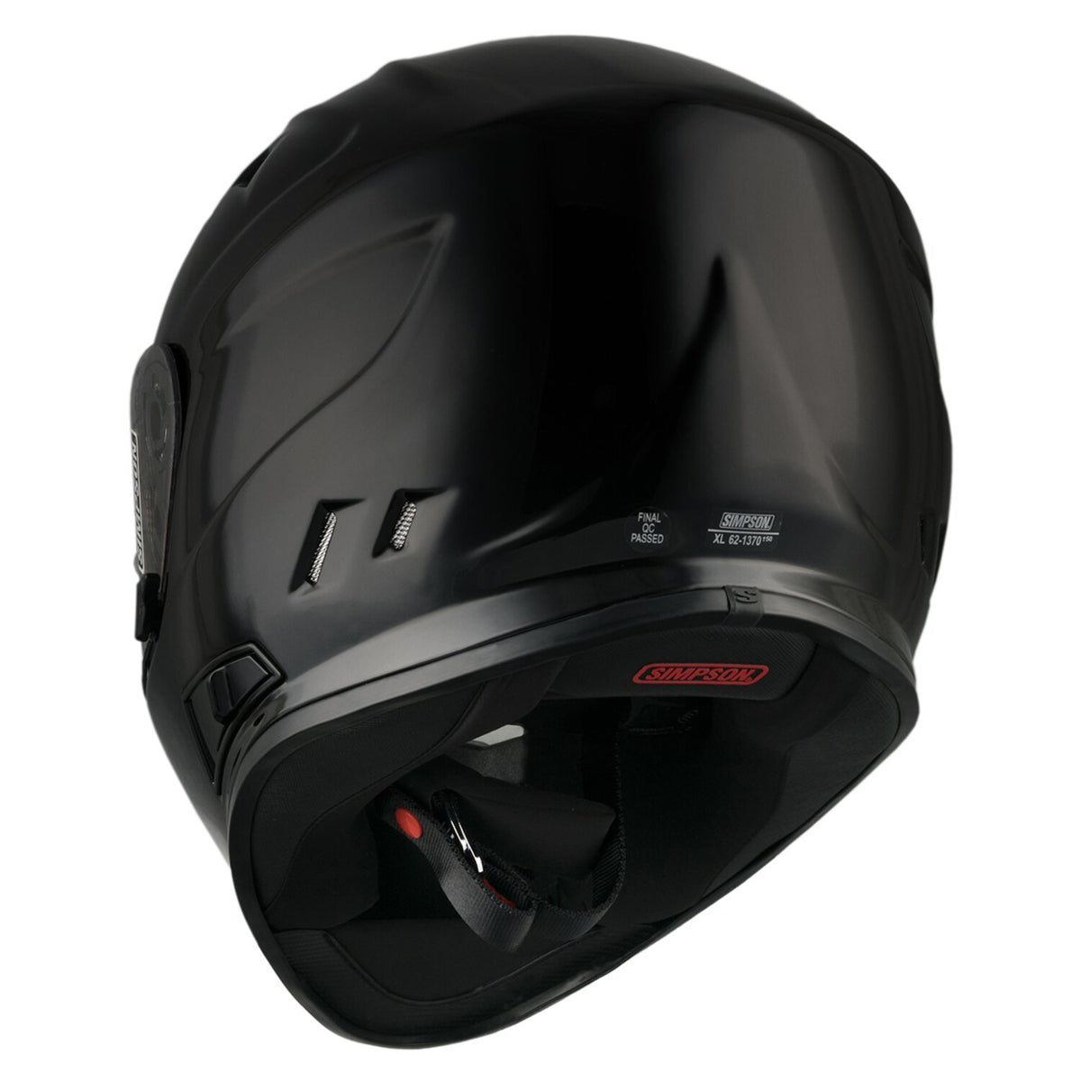 Simpson Venom fullfacehjelm – Black Metal
