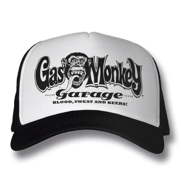Gas Monkey Garage trucker cap – hvid/sort