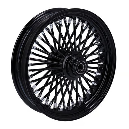 MCS Radial 48 Fat Spoke Forhjul (3.50 x 16 SF, Sort)