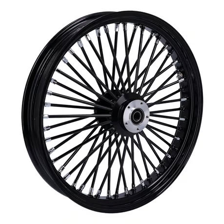 MCS radial 48 fat spoke front wheel 3.50 x 23 DF black Item No:  996784