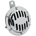 Horn Custom disc horn. 101mm. high tone. Chrome Item No:  900997
