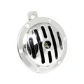 Horn Slotted custom round horn. 100 mm. Chrome Item No:  905389